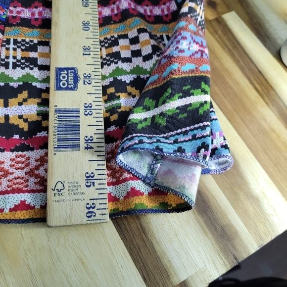 Moka Sport Women's Size Small Multi Media Patchwork Long Sleeve Sweater Dress - Picture 14 of 14